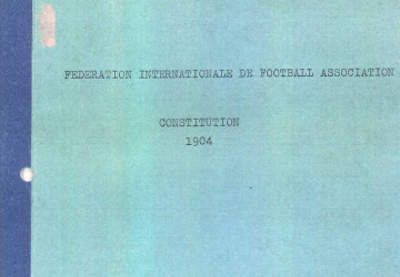 FIFA Constitution 1904 - Cover